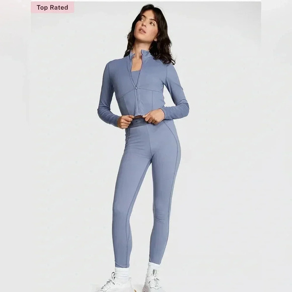 NWT💙 PINK ULTIMATE SOFT ZIP UP JACKET - Picture 2 of 11